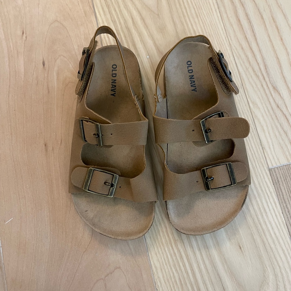 Old Navy Kids Brown Buckle Sandals